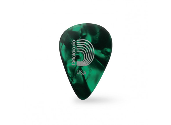 D'Addario 1CGP2-10 palhetas Verde pérola D'Addario 1CGP2-10 palhetas Verde pérola